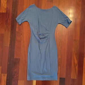 Midi Jersey Dress MaxMara Weekend with Rouched Detail and Zip Back size L